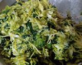 Foto langkah ke 2 dari resep Tumis Bunga Pepaya dan Tempe.