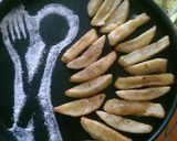 A picture of step 5 of Apple French Fries.