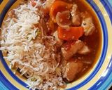 A picture of step 10 of Chicken manchurian with chicken fried rice 😋.