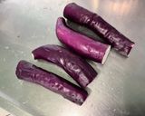 Une image de l'étape 7 de Aubergines chinoises et poivrons grillés aux épices et coriandre (recette plancha).