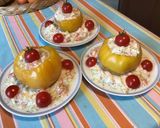 Une image de l'étape 8 de Tomates ananas margold farcies brousse corse,crevettes roses et concombre noa.