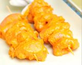 A picture of step 1 of No Fuss Chicken Tikka Kebab.