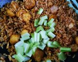 Gambar langkah 4 resipi Nasi Goreng Cam-campak.