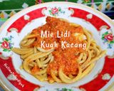 Foto langkah ke 4 dari resep Mie Lidi Kuah Kacang.