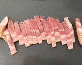 Foto del paso 1 de la receta: Lasaña de jamón, queso y bacon