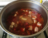 Foto del paso 8 de la receta: Jueves sopa de remolacha con carne