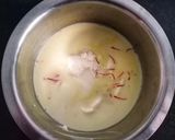 A picture of step 2 of Bhapa Doi Steamed yoghurt pudding.