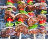 A picture of step 2 of Liver kebab.