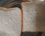 A picture of step 1 of Malai sandwich.