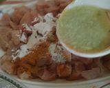 A picture of step 2 of Chicken shashlik stick.