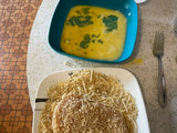 Less saucy chicken Parmesan
