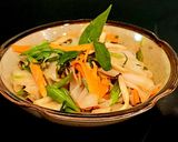 Hình bước làm 3 của món Bánh tráng trộn nước tương