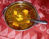 A picture of step 9 of Paneer Chaman.