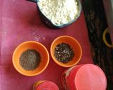 A picture of step 1 of Bhavnagari Gathiya.