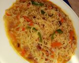 A picture of step 3 of Indomie Noodles.