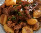 Foto del paso 6 de la receta: Gnocchis con salchichas y salsa de champiñones