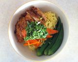 รูปขั้นตอนการทำที่ 11 ของ Oriental meal : บะหมี่อกไก่ย่างซันโช