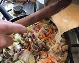A picture of step 8 of Healthy and delicious chicken and vegetable cream stew.