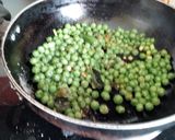 A picture of step 1 of Matar kachori.