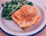 Foto del paso 3 de la receta: Sándwich de mozzarella, zanahoria y tomate envuelto en tortilla