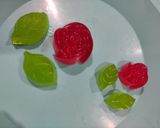 รูปขั้นตอนการทำที่ 3 ของ วุ้นกรอบกุหลาบ Valentine's Day