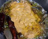 A picture of step 4 of Dahi Aloo sabji.