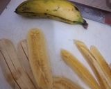 A picture of step 1 of Deep fried bananas (savoury snack).