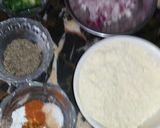 A picture of step 1 of Karhi pakore.