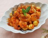 Foto langkah ke 6 dari resep Balado Telur Puyuh dan Udang.