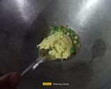 A picture of step 2 of Cornmeal Khichu / Makai Nu Khichyu.