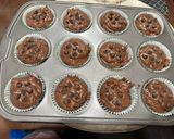 A picture of step 5 of Double Chocolate Chip Muffins.