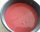 A picture of step 12 of Red valvet eggless cake in cooker.