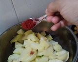 A picture of step 1 of #sabz फराली आलू.