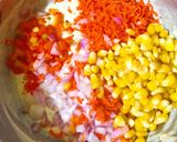 A picture of step 2 of Corn Cheese Sandwich.