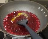 A picture of step 4 of Beetroot sabudana halwa.