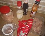 A picture of step 3 of Hot and sour soup.