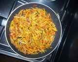 A picture of step 5 of Boiled yam and ugba sauce (African oil-bean seed).