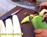 A picture of step 1 of Easy Blender Corn Tamales.