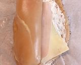 Foto del paso 2 de la receta Pechuga de pollo rellena de jamón y queso envuelta con bacon ahumado