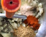 A picture of step 2 of Yam and soya tikki.