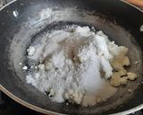A picture of step 1 of Blueberry sondesh.