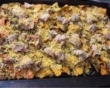 A picture of step 4 of Triple Blazing Hot Loaded Nachos.