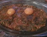 Foto del paso 4 de la receta: Tallarines de calabacín con salsa de tomate gratinados con huevo