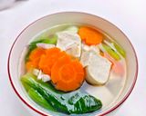 Foto langkah ke 5 dari resep Sup Tahu Wortel Pakcoy.