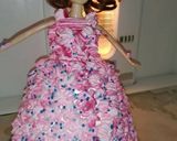 बार्बी डॉल केक (बिना अंडे के) (Barbie doll cake (Bina ande ke) recipe in Hindi) रेसिपी चरण 11 फोटो