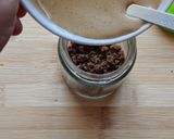 A picture of step 8 of Coffee cake mousse with yakult and honey glaze.