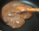 A picture of step 3 of Panchamrut chocolate modak.