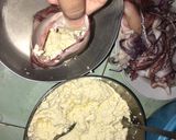 Foto langkah ke 4 dari resep Gulai Cumi (Sotong) isi Tahu telur.