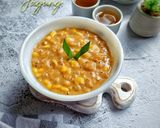 Gambar langkah 3 resipi Bubur jagung express.