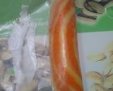 A picture of step 12 of Orange Marble Swiss Roll.